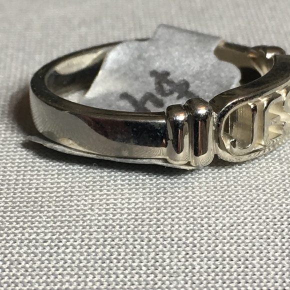 STERLING SILVER “JESUS” STACK BAND - Picture 4 of 4